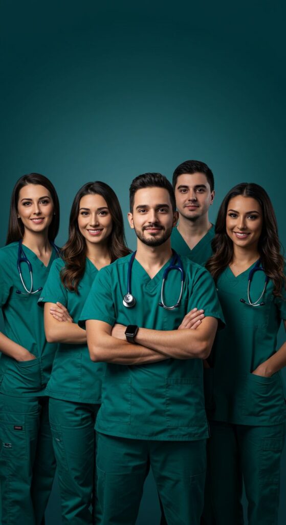 medical team photography